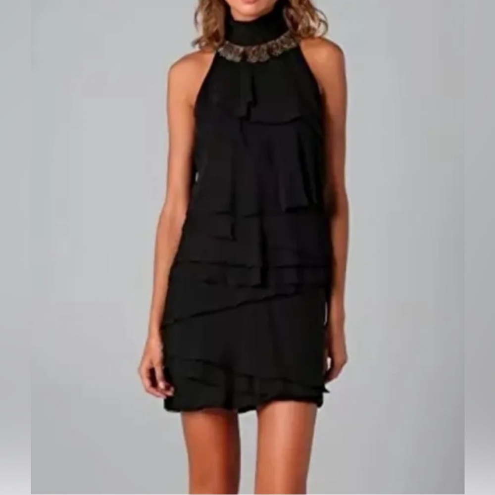 Elizabeth and James black mini dress size 4